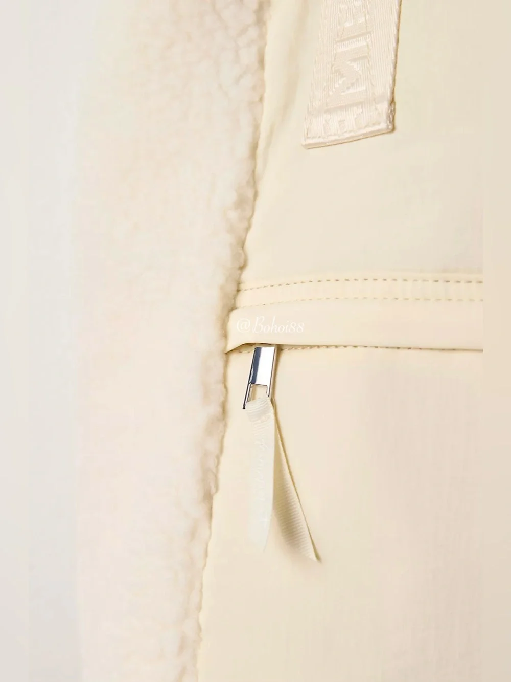 NWT Free People Slopes Sherpa Bucket Bag